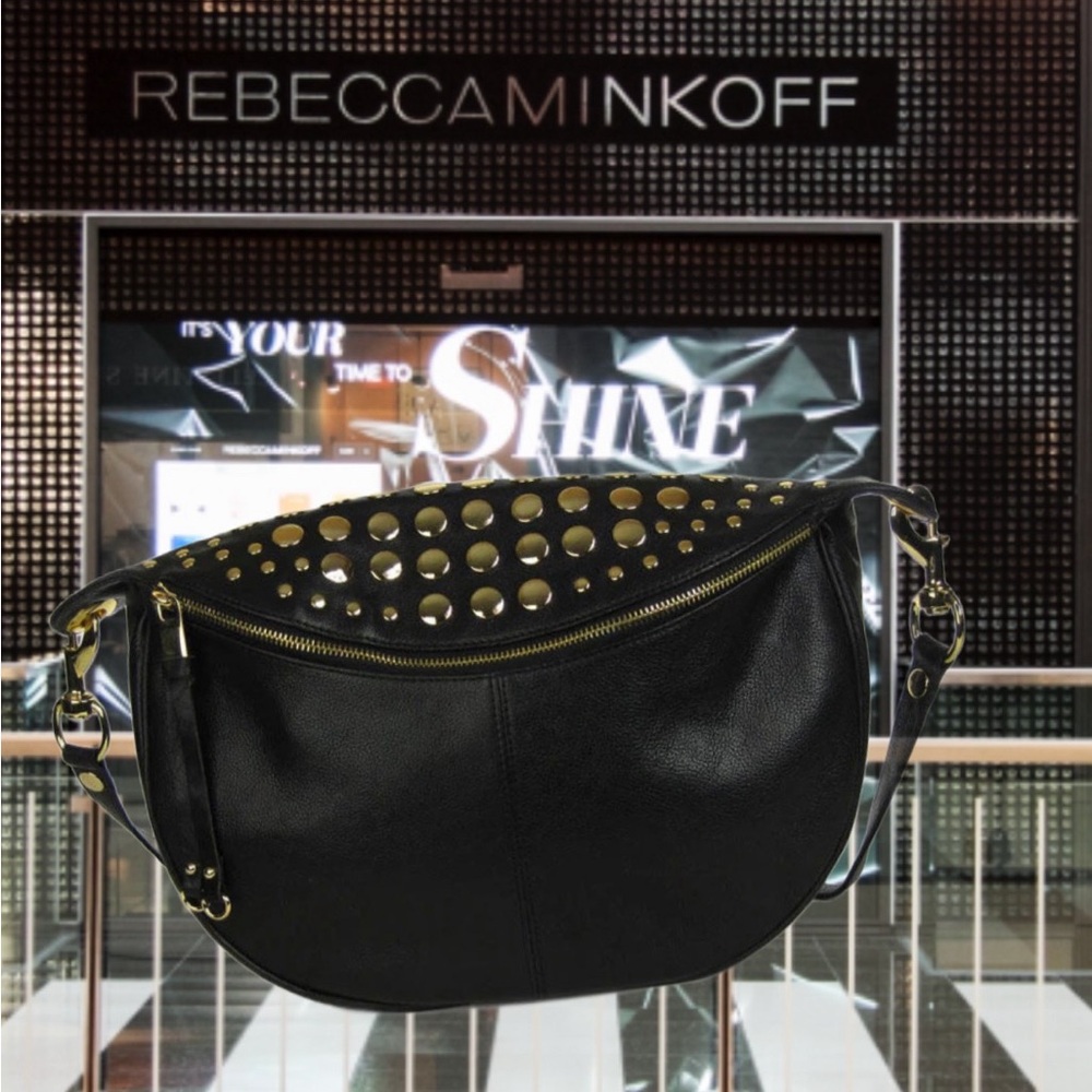Rebecca Minkoff Stud Roadie Shoulder Bag🔥